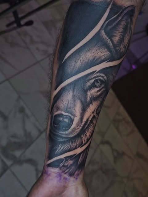Tattoo by Nury: Animal portrait